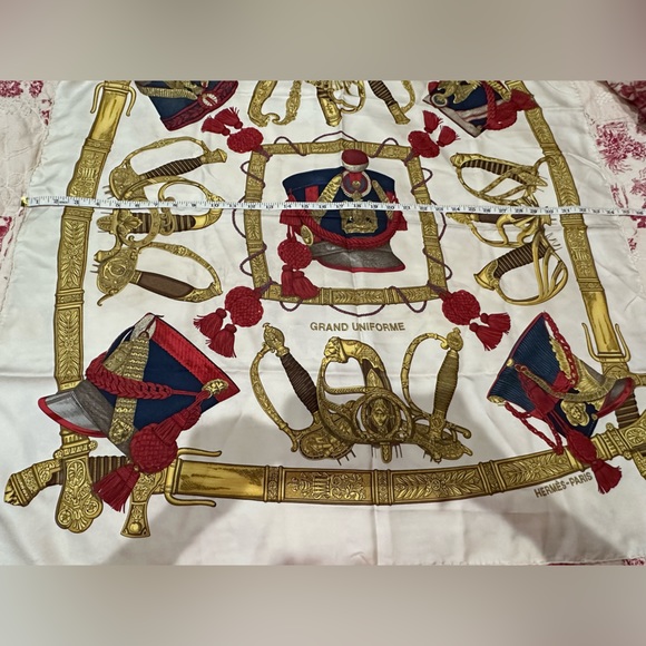 Hermes Grand Uniforme Silk Scarf - Picture 6 of 7